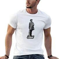 Jacques Tati T-Shirt Anti-Wrinkle Short Sleeve T-Shirt XL white