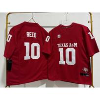 Texas AM Aggies Kolegijos Futbolo Gerbėjų Apranga Marškinėliai Vyrams Moterims Regbis Sporto Komandos Palaikymas Red-10 white