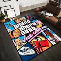 Grand Theft Auto Vice City Poster Rug Design Non-slip rug suitable for living room and bedroom sofas sofas 80x120cm( 31x47in)