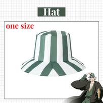 Anime Bleach Cosplay Urahara Kisuke Gotei 13 Kostiumas Kimono Uniforma Apsiaustas Viršus Kelnės Skrybėlė Kostiumas Helovino Karnavalo Šventei S gray