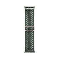 Elastic Strap for ApplewatchS10-Nylon Woven Hollowed Elastic Strap Adjustable for iWatch 10/9/8/7/6/5/4/3/2/1/Se/Ultra/Ultra2 46mm 49mm 45mm 42mm 46mm for S10 black