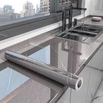 40 cm Vandeniui atsparūs Lipnūs Tapetai Stalviršio Spintelės Renovacijos Plytelių Sienų Lipdukai Marmuro Virtuvės Aliejui Atspari Plėvelė Viryklė 40cmX5m