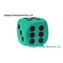 EVA Colorful Six-Sided DIY Foam Dice with Rounded Corners blue