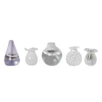 Mini Ceramic Vase Refrigerator Magnets Tiny 3D Fridge Magnets Refrigerator Stickers for Refrigerator Decoration Kitchen Office white