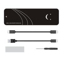 NVME M2 SSD Case Adapter Macbook SSD Enclosure USB 3.2 to MAC M.2 Box For Apple Macbook Air Pro Retina 2013 2014 2015 2016 2017 gray