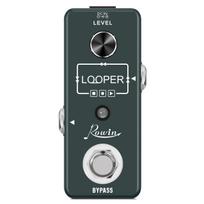 Rowin Looper Effects True Unlimited 10 Minutes Pedal, Bypass, Overdubs, Recording, LEF-332 gray