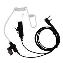 2 Pin Walkie-Talkie Headset Radio Earpiece with Acoustic Tube Air Tube Security Earphones with Ear for Android Radio Earpiece