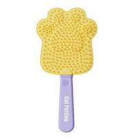 Pet Loose Hair Remover Soft Gentle Cat Grooming Brush Double-sided Loose Hair Catcher Lint Remover for Furniture Clothes Sofa yellow