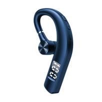 F19 Bluetooth suderinamas ausinukas, vienpusis, su triukšmo slopinimu, ausies kabliuku, belaidės muzikos ausinės su mikrofonu, skirtos vairavimui mėlyna