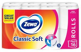 Tualetinis popierius Zewa Classic Soft, 3 sl, 16 vnt.