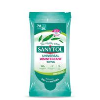 Drėgnos servetėlės Sanytol Eucalyptus Universal 36 vnt.