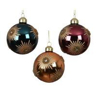 Eglutės žaisliukas Decoris Sparkle, įvairių spalvų, stiklas