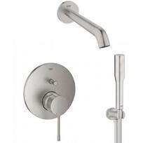 Grohe Essence New potinkinis vonios komplektas supersteel spalvos