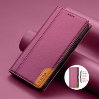 Business Leather Flip Case For Samsung Galaxy S25 S24 S26 Ultra S23 S22 S21 S20 Plus FE S25Edge S10 Magnetic Wallet Card Cover Galaxy S25 Ultra pink