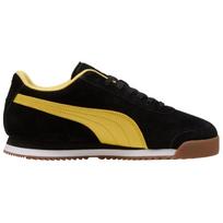 PUMA Roma žemi laisvalaikio batai Unisex Juodi Geltoni 398635-06 38 black