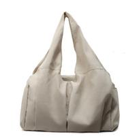 Nylon Large Capacity Multi-Pocket Gym & Travel Bag - Japanese Style Casual Shoulder Bag for Moms beige