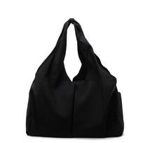 Nylon Large Capacity Multi-Pocket Gym & Travel Bag - Japanese Style Casual Shoulder Bag for Moms black