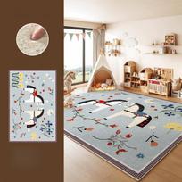 Cartoon Style Carpets for Living Room Large Area Bedroom Decor Plush Carpet Thick Washable Children's Floor Mat Fluffy Soft Rug 80x160cm