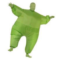 Išskirtinis Helovino pripučiamas dinozauras, moliūgas, šikšnosparnis kostiumas suaugusiems - Smagus vakarėlio, parado rekvizitas Adult (155-190CM) green