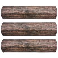 3Pcs Faux Wood Stump Decorations Realistic Rustic Western Cowboy Party Props Farmhouse Table Centerpieces Photobooth 35X12X12CM