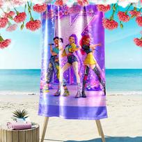 Kpop Demon Hunters Beach Towel Suitable for Various Scenarios Such As Kitchen, Bathroom and Beach Swimming 70cmx140cm(27x55inch)