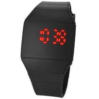 Fashion Touch Screen Led Digital Watches Men Ultra Thin Fashion Sports Watches Men Women Silicone Children Watches Reloj Hombre black