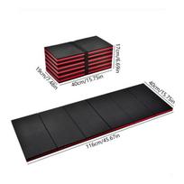Foldable EVA Mat Lightweight Kneeling Pad with Handle Folding raudona