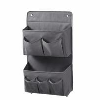 Multi-Compartment Wall-Mounted Organizer Multi-Pocket Durable Storage Organizer Foldable Space-Saving Hanging Bag Closet pilka
