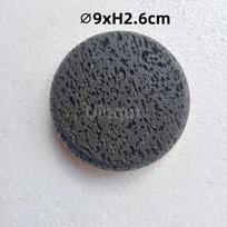 Natural Volcanic round Stone Japanese Style Grill Plate High Temperature Steak plate Hotel Supplies Stone Board BBQ Cooking tray
