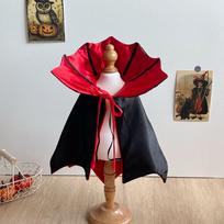 Vampyro Drakulos Helovino apsiausto kostiumas katėms [One Size] red
