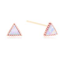 MILTON STELLE Triangle Opal 14K GOLD Earrings MSJ-E9064RGPO single type