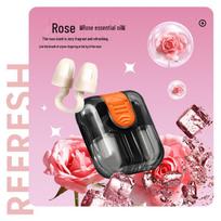 U-Shaped Cooling Nose Clip: Hands-Free Relief for Nasal Congestion with Built-in Balm white