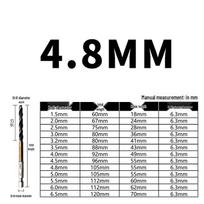 4341 High-Speed Steel Hex Shank Drill Bit Set, Black and Yellow, 1.5-6.5mm, Stainless Steel Twist Design