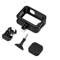 For GoPro 13 12 11 10 9 Protective Frame Case Camcorder Housing Case with Cold Boots for GoPro Hero 11 10 9 Action Camera black