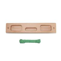 Wood Fingerboard Training Board Hangboards Rock Climbing Handmade Hangboards for Home and Outdoor Training 1 beige