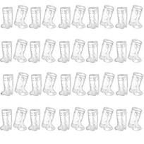 10Pcs 1 Oz Mini Cowboy Boot Shot Glasses Cowboy Glasses Western Cowboy Glasses for Cowboy Cowgirl Bachelorette Party white