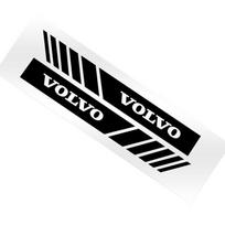 2 vnt. Automobilio PVC Juostelės Lenktyninės Juostos Galinio Vaizdo Veidrodėlio Lipdukai Volvo 240 C70 S40 S50 S60 S70 S80 S90 V40 V50 V60 V90 XC40 XC60 XC90 Vnl Sunkvežimiui juoda