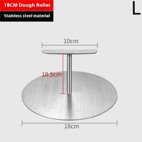 Stainless Steel Burger Press Non Stick Meat Steak Press Kitchen Tool Grill Press Flat Bottom Meat Press For Kitchen Grilling L gray