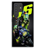 Phone case - MANIACASE - Samsung Galaxy S23 Ultra - Silicone TPU - Black - Valentino Rossi MotoGP juoda
