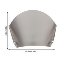 Lifesparking Stainless Steel Pour Shield for KitchenAid Mixers, Universal Splash Guard, Food Processor Attachment Safety Shield gray