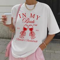 In My Bride Era Shirt Comfort Colors®, Custom Bachelorette Party Tee, Personalized Bride Shirt, Bridal Party Shirt, Engagement Party Outfit 120 gray