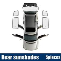Car Sunshades For Volkswagen VW Touran 1T 2003~2015 2004 2008 2009 2011 2013 Anti-UV Window Windscreen Visor Covers Accessories white