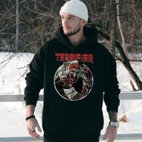 Terrifier Halloween Print Men's Autumn Sweatshirt - European Size S juoda
