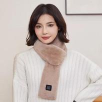 Xiaomi Temperature Heating Scarf Winter Washable Motorcycle Scarf 3 Gears Adjustable USB Rechargeable Electric Heating Neck Scarf Cover black