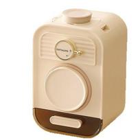 Electric Vegetable Cutter Multifunctional Automatic Slicer Shredder 70*90mm Large Feed Chute Kitchen Chopper Grater Five in one beige