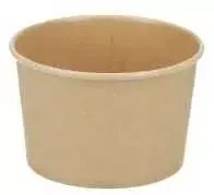 Multi Popierinis puodelis Verive soup-to-go 240 ml / 8 oz Ø96 x 58 mm kraft rudos spalvos popierius/PLA 20 vnt. x 50 vnt./dėžėje