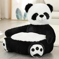 Animacinis panda triušis vaikų tingus sofa meškiukas sofa pliušinis žaislas darželis tatami futonas kilimėlis 50*50*45cm（1.5kg）