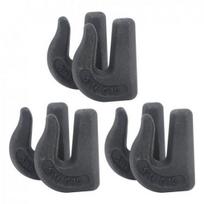 6Pcs G70 5/16  Weld On Chain Grab Hook Tow Hook Tractor Bucket Trailer Tie Down black