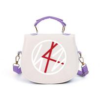Kids Girls Straykids Felix Printed Student Lightweight Crossbody Bag Casual PU Shoulder Bags 14.5*17cm white