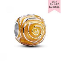 Pandora Yellow Rose In Bloom Charm 793212c02 793212C02 beige